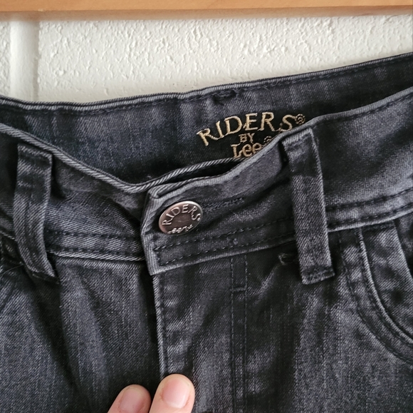 Riders By Lee Black Stretch Jeans Straight Leg - Picture 9 of 9